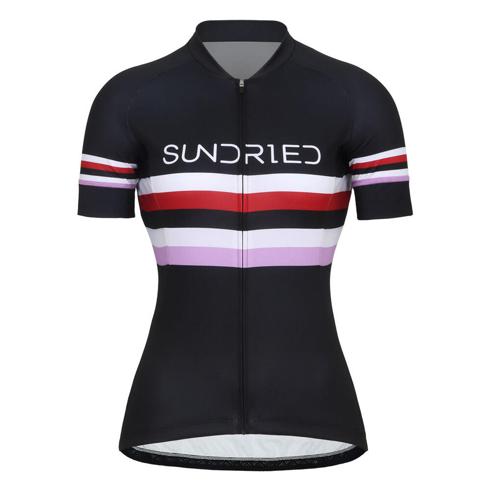 SUNDRIED Stealth Womens Short Sleeved Cycle Training Jersey