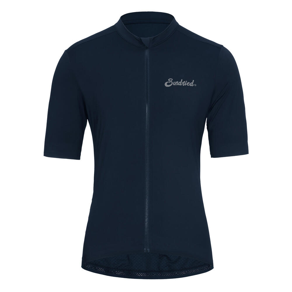 SUNDRIED Sport Pianura Mens Navy Short Sleeve Cycle Jersey