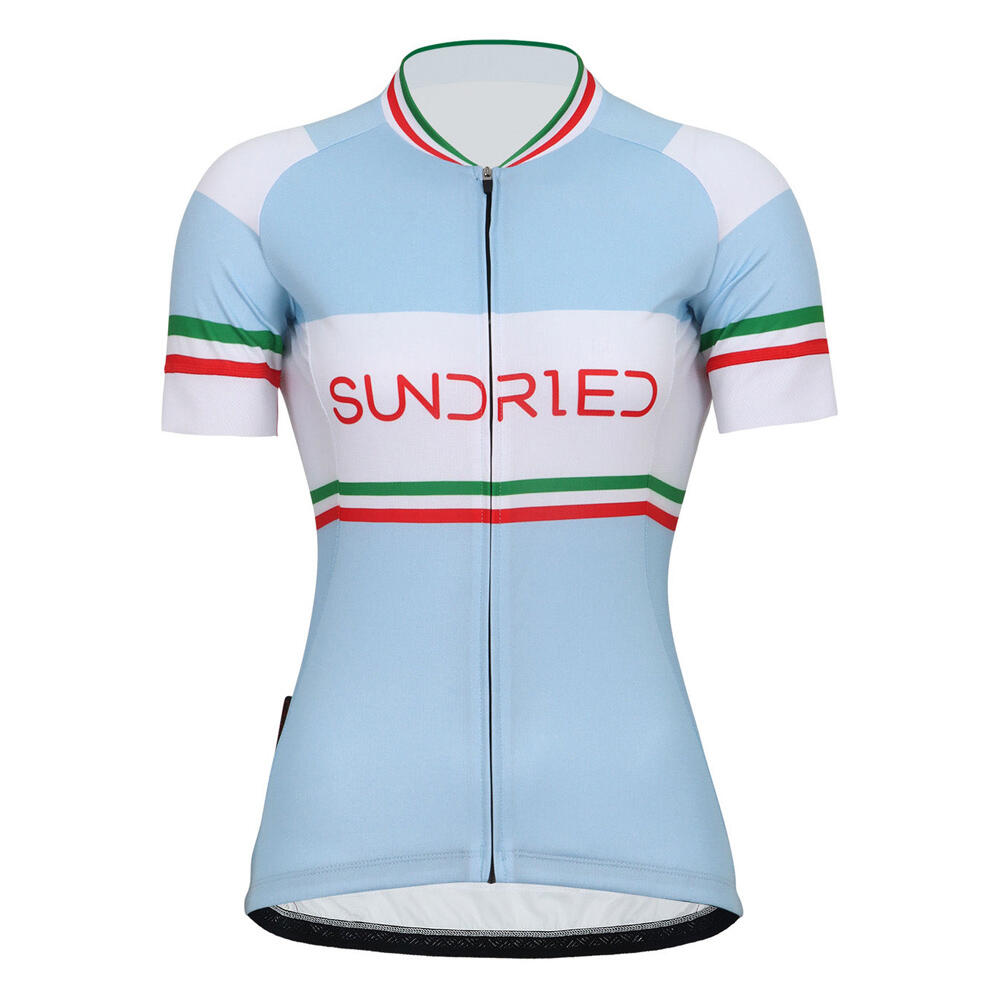 SUNDRIED Ice Stripe Womens Short Sleeve Cycle Jersey