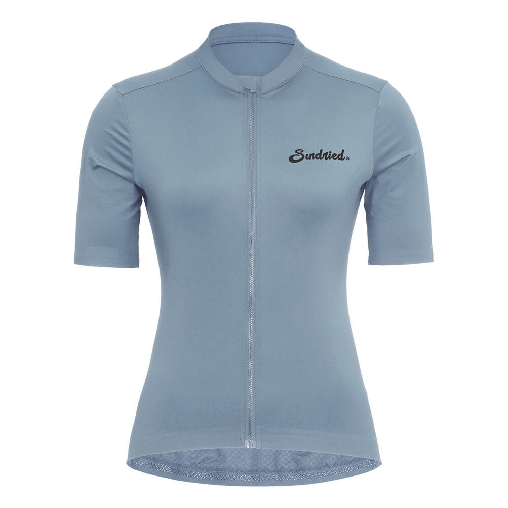 SUNDRIED Sport Pianura Womens Grey Short Sleeve Cycle Jersey