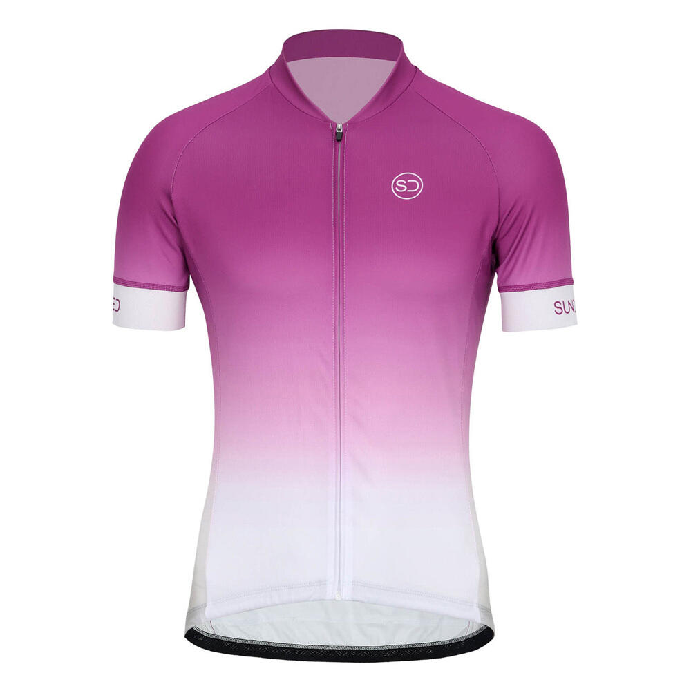 SUNDRIED Fade Pink Mens Short Sleeve Cycle Jersey