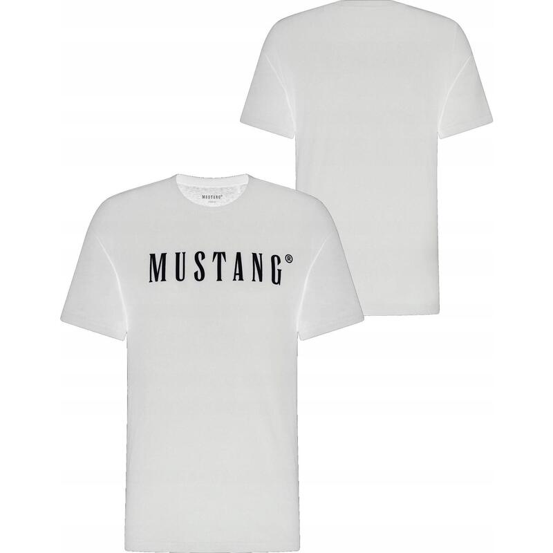 Bawełniana koszulka dla mężczyzn Mustang