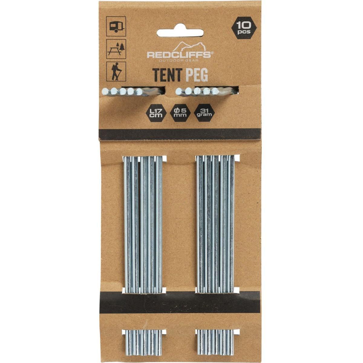 Redcliffs tent peg set of 10 pieces. 3/7