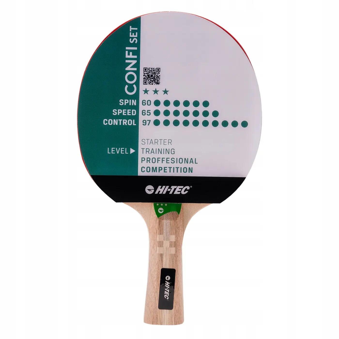Raquette de tennis de table Hi-Tec Confi Set 3/5