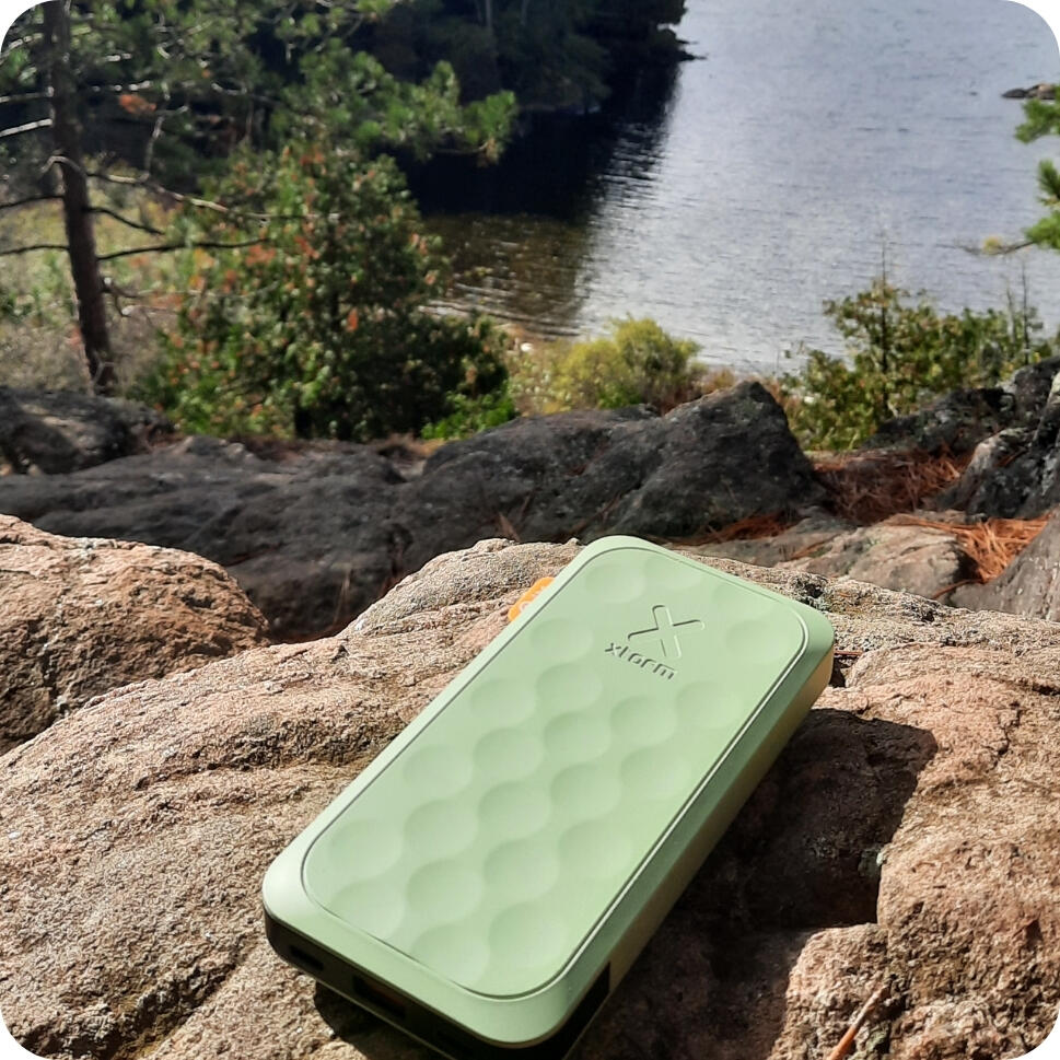 Xtorm FS5 Batterie externe 20W, 10000 mAh, 2x USB-C, 1x USB-A, Vert 2/4