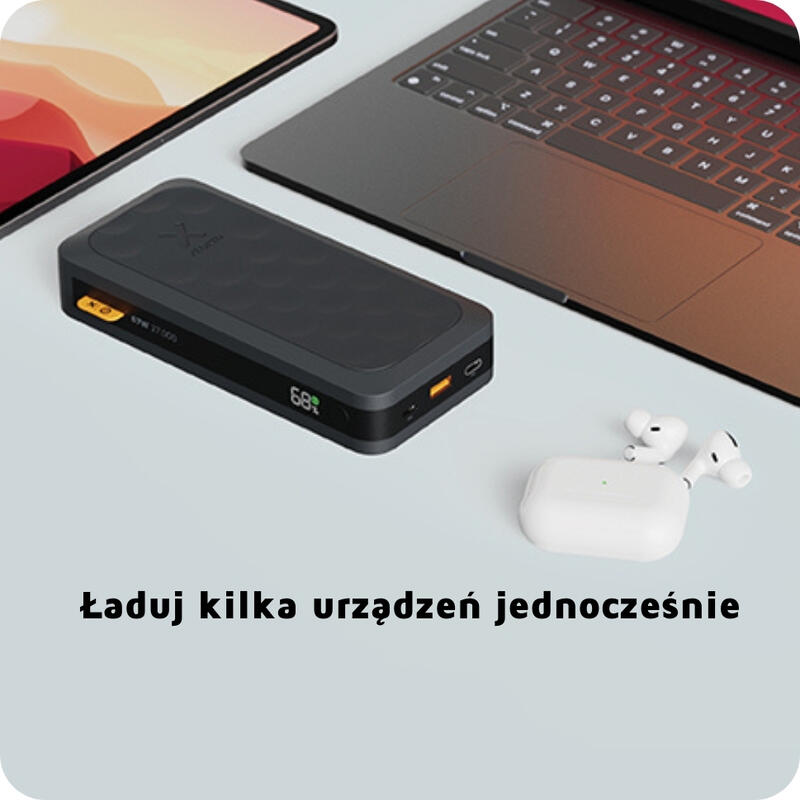 Xtorm 67W Fuel Series 5 Powerbank 45.000mAh - 2 x USB-C / 1 x USB-A - Zwart