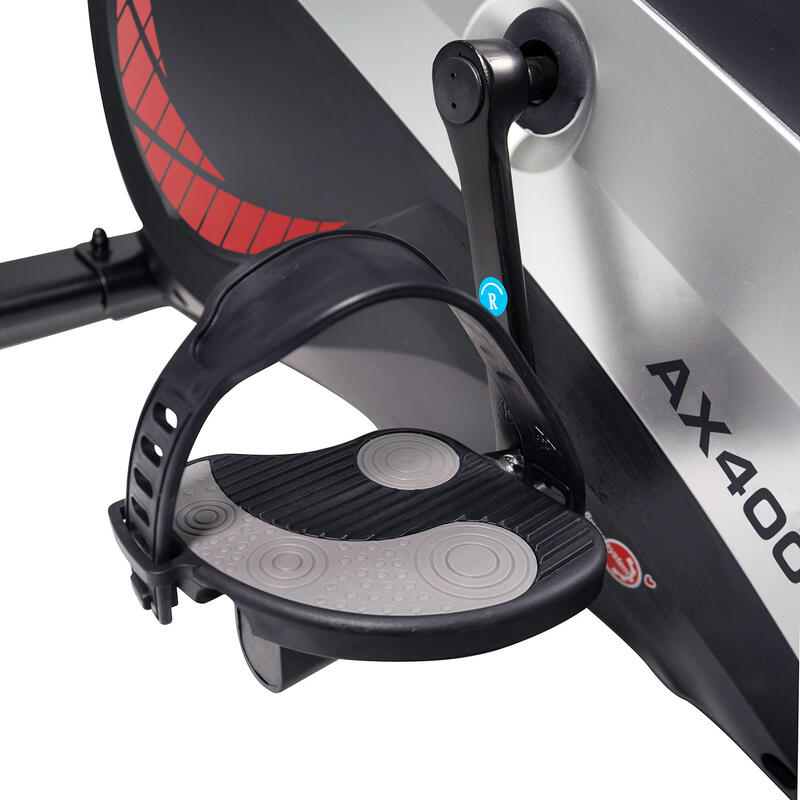 Christopeit Bicicleta estática ergométrica AX 4000 Negro