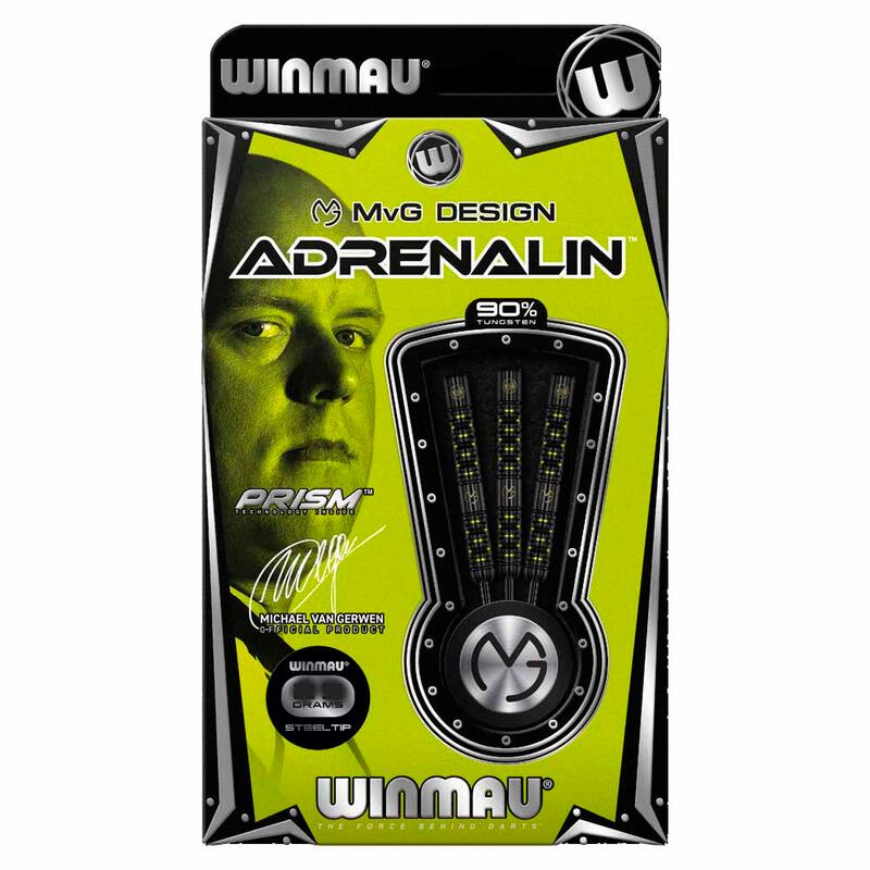 Dardos Winmau Michael Van Gerwen MvG Design Adrenalin 90%