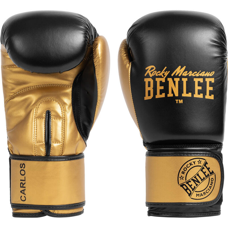 Benlee Carlos gants de boxe 12 oz noir/or