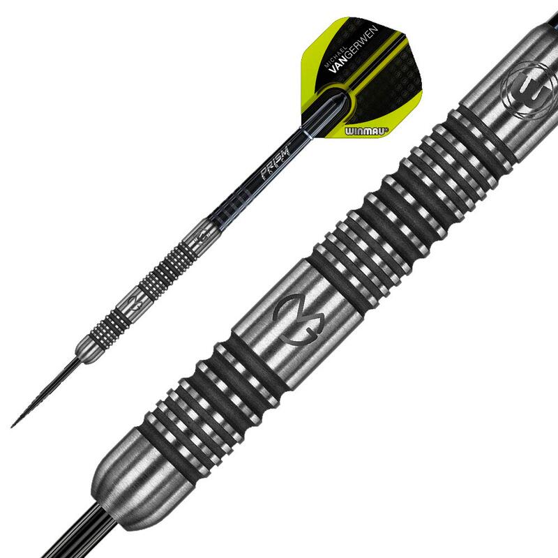 Set sageti Winmau steel MvG Authentic, 85% wolfram