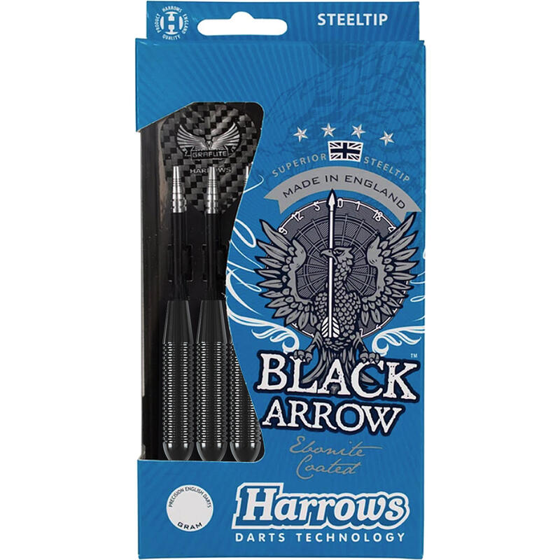 Harrows flèchettes noire pointe acier poids 22 grammes