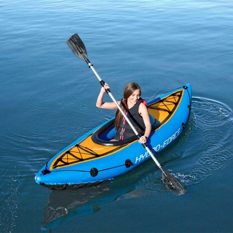 Kayak Hinchable Bestway Hydro-Force Cove Champion 275x81 cm Individual con Remo