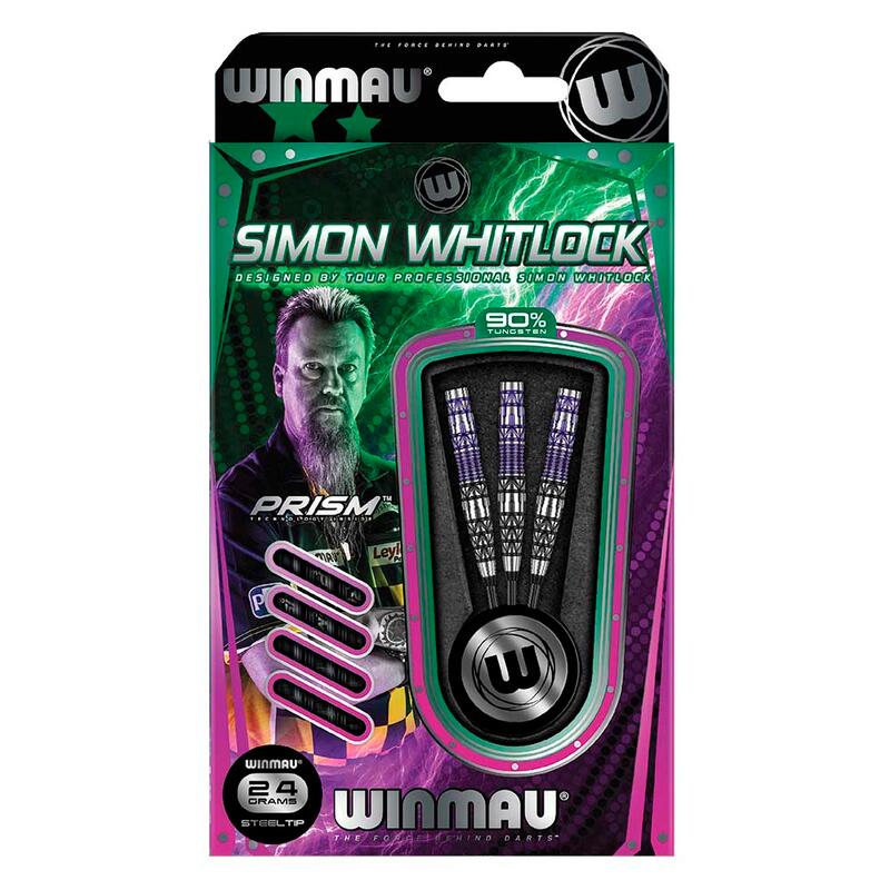 Simon Whitlock SE fléchettes point en acier 22gr