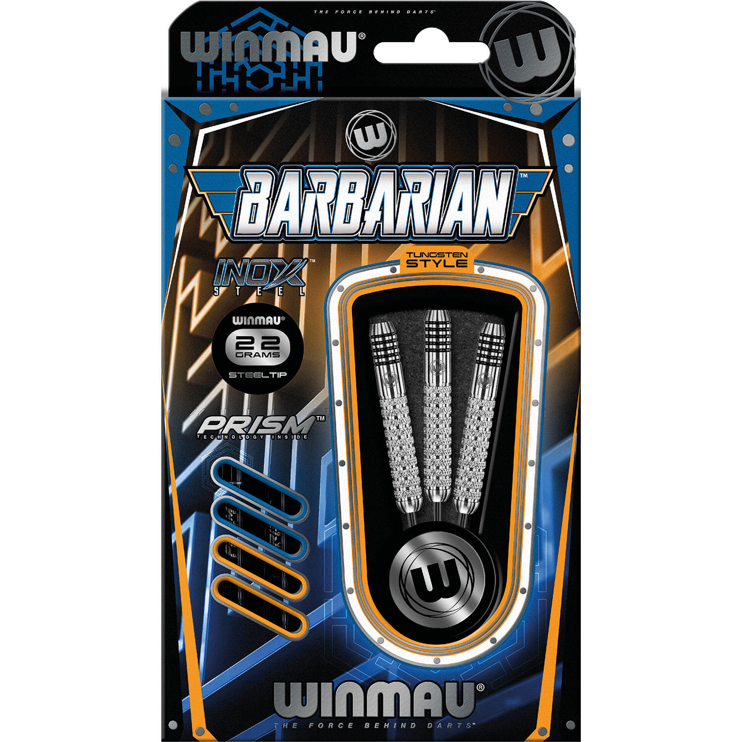 WINMAU Winmau Dartpijlen steeltip Barbarian Inox