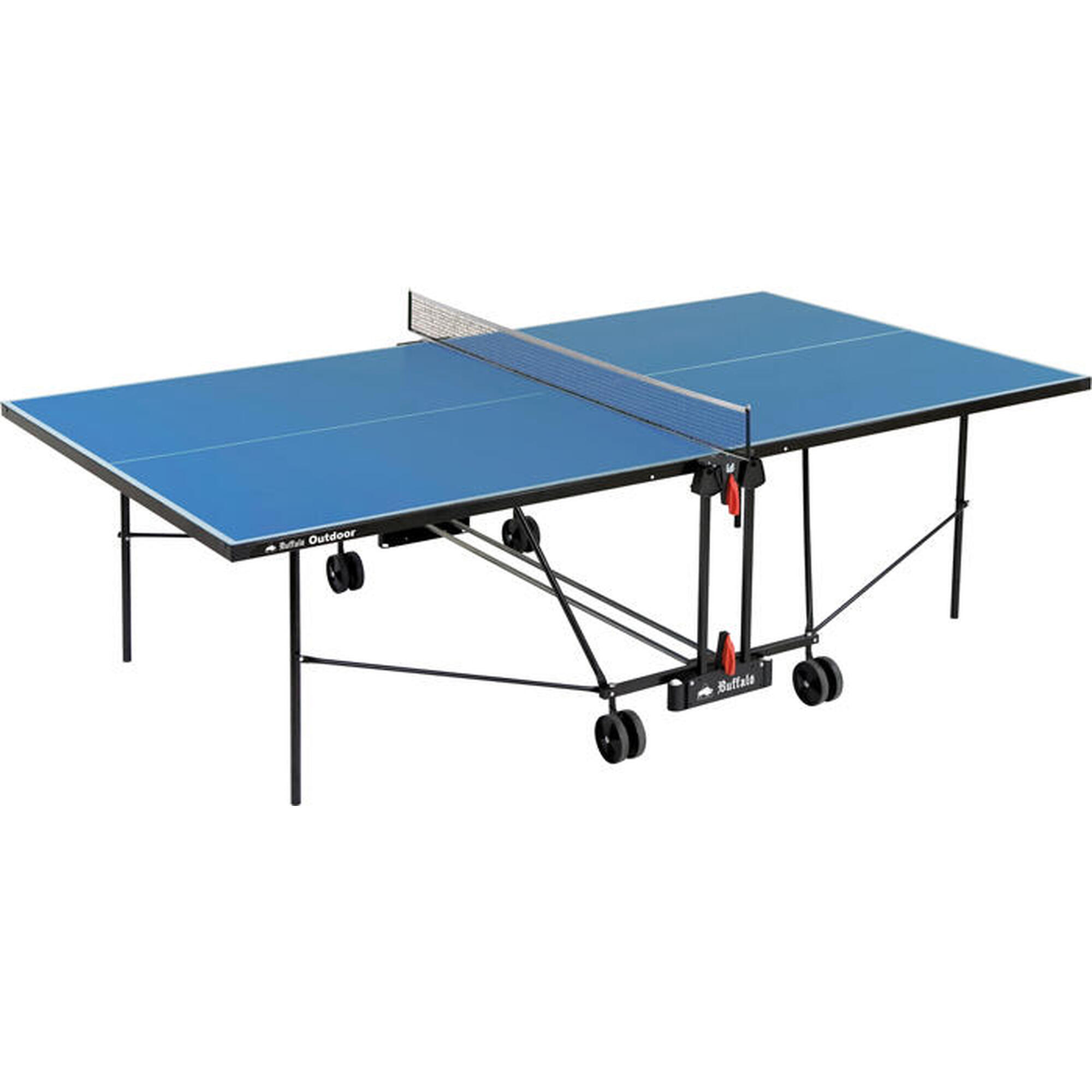 Buffalo Basic mesa de ping-pong de exterior azul