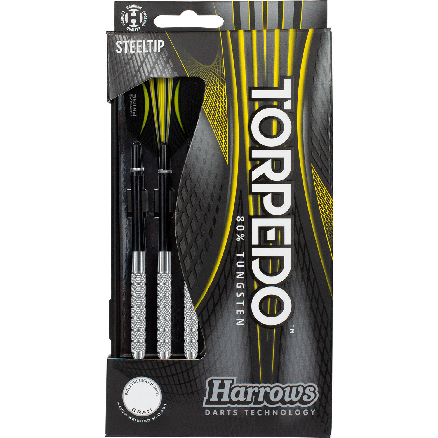 HARROWS Freccette punta di acciaio darts adulto Torpedo, Multi-colore