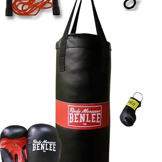 Benlee Punchy Kids Punching Bag Set, 9 kg, Synthetic Leather