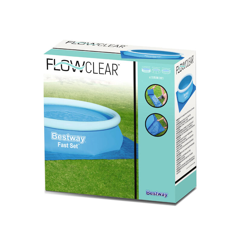 Bestway Flowclear Bodenplane 335 x 335 c m