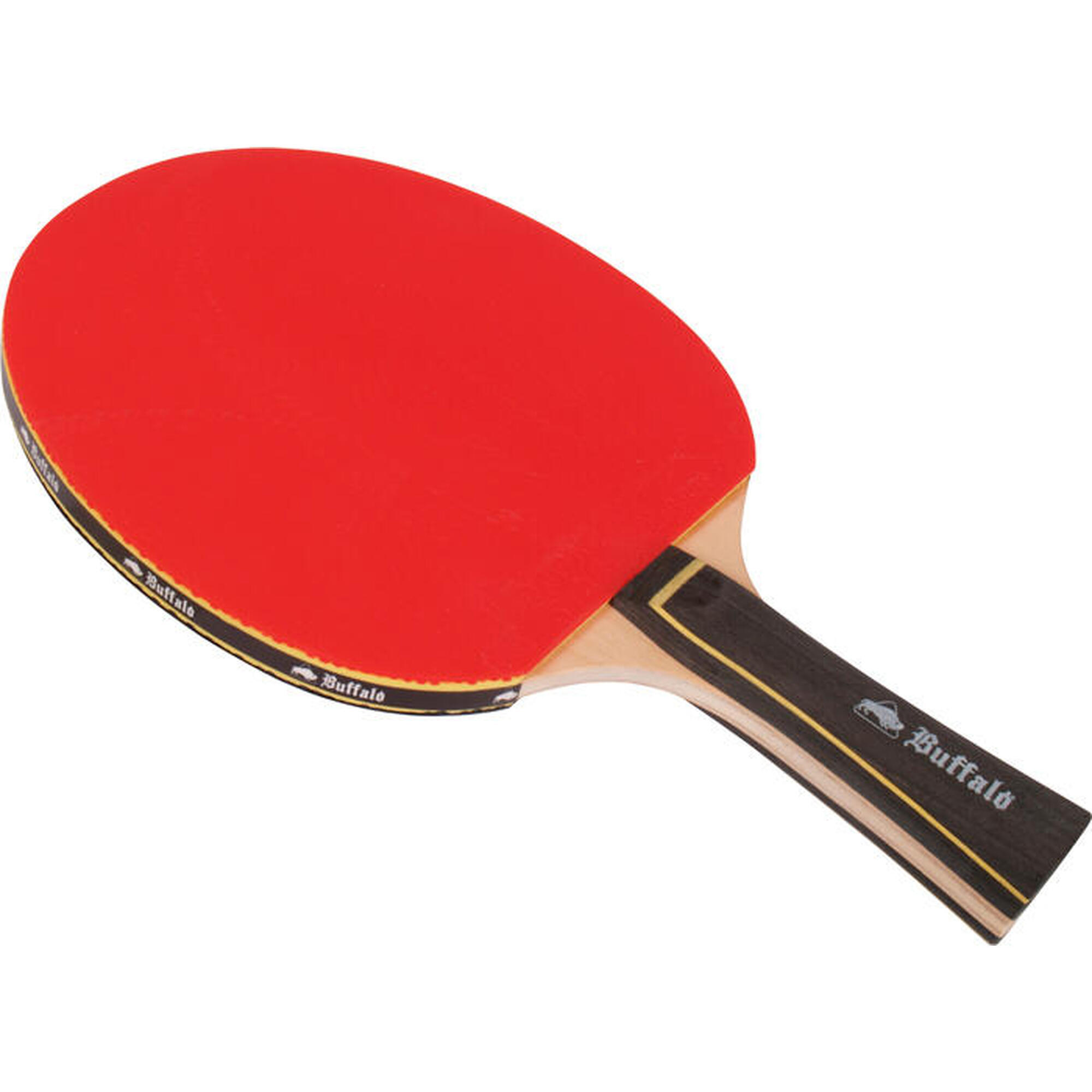 Raqueta de tenis de mesa adulto Buffalo Talent rojo