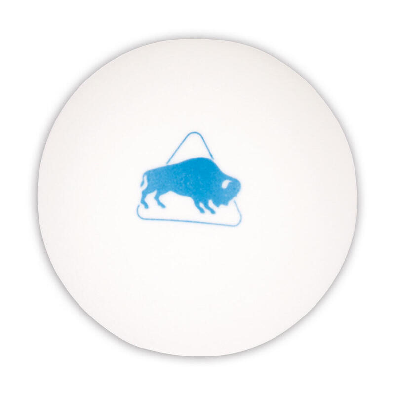 Balles de tennis de table Buffalo Hobby celluloïd gratuit 12pcs.