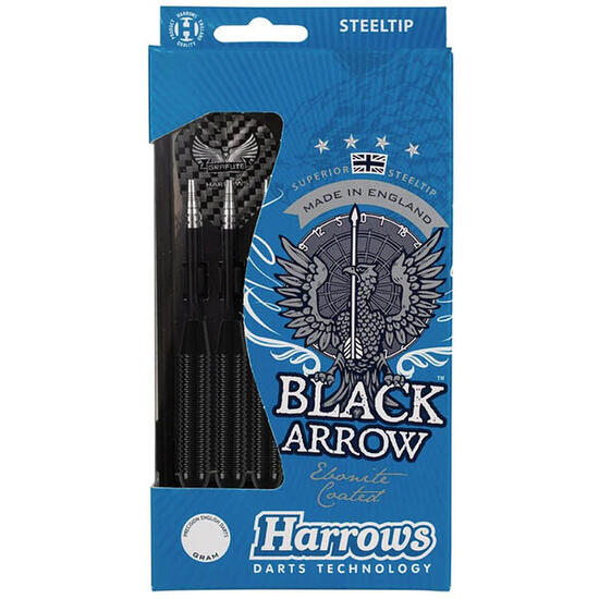 Harrows rzutki Black Arrow Steeltip 19 gr czarne