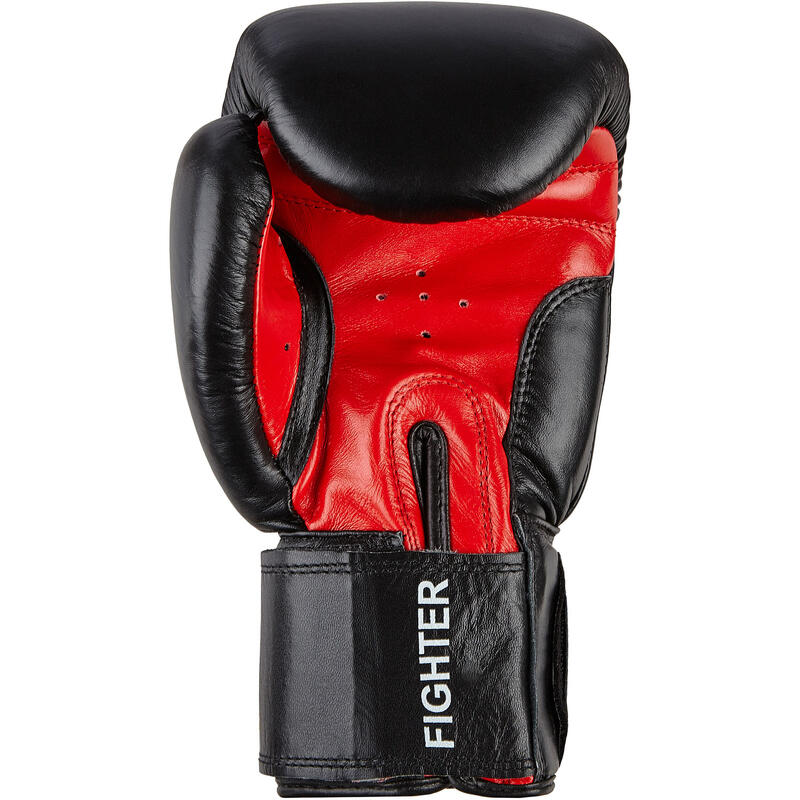 Benlee Fighter gants de boxe 12 oz noir/rouge
