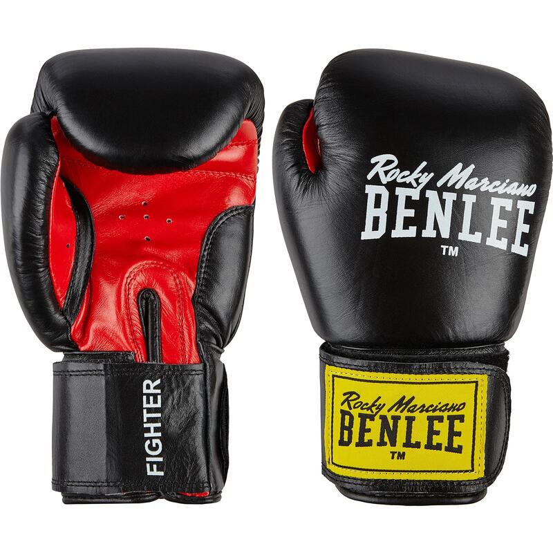 Luvas de boxe Benlee Fighter 12 oz preto/vermelho