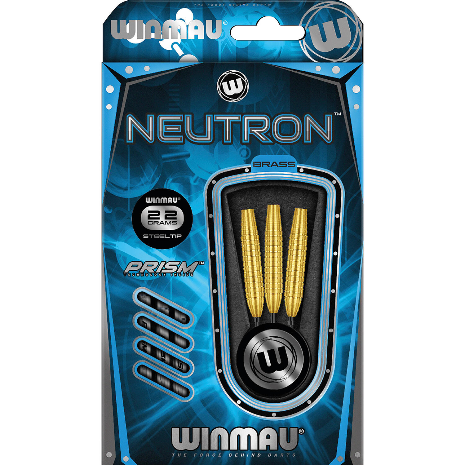 Winmau - Winmau Fléchettes À Pointe D'Acier Neutron Brass - Fléchette - Jaune|noir - 22 G - Decathlon