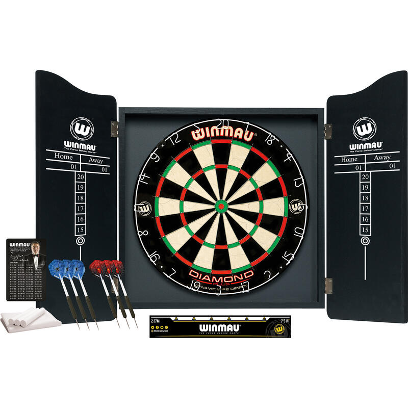 Juego de dardos Winmau Profesional Negro