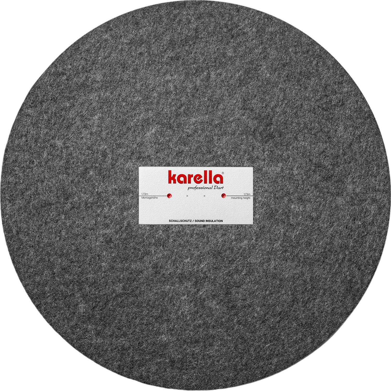KARELLA Karella Dartbord catchring/geluidsisolatie Antraciet