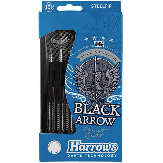 Harrows rzutki Black Arrow Steeltip 19 gr czarne