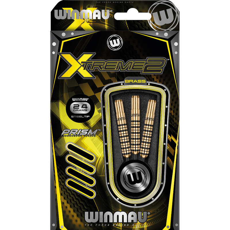 Rzutki Winmau Xtreme2 z mosiężną stalową końcówką