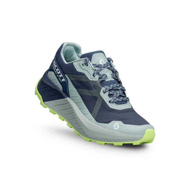 Kinabalu 3 GTX Women's Trail Running Shoes - Blue x Green