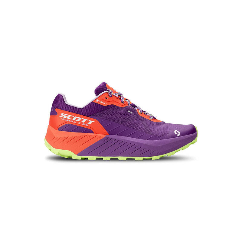 Kinabalu 3 GTX 女裝防水越野跑鞋 - 紫 x 紅色