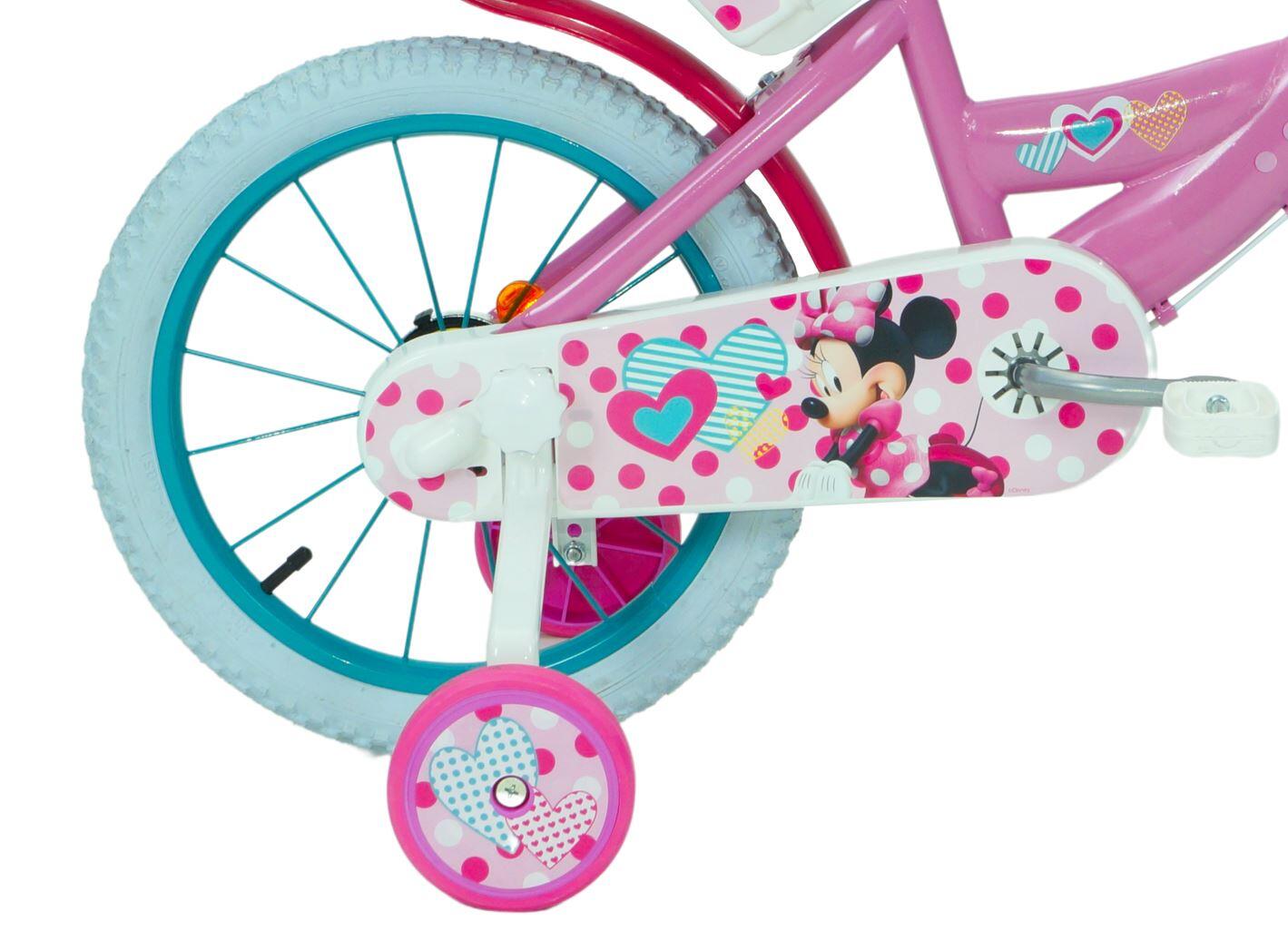 Huffy Disney Minnie Mouse 16" Kids Bike - Pink/Blue 6/6