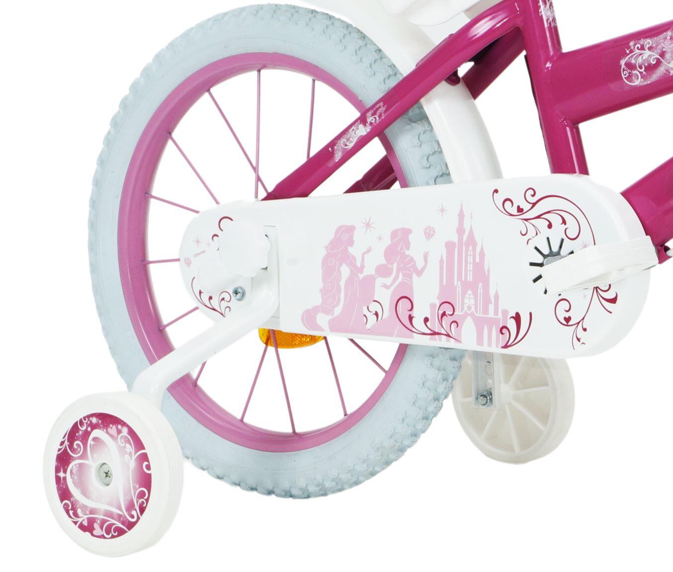 Huffy Disney Princess 16" Kids Bike - Pink/White 5/5