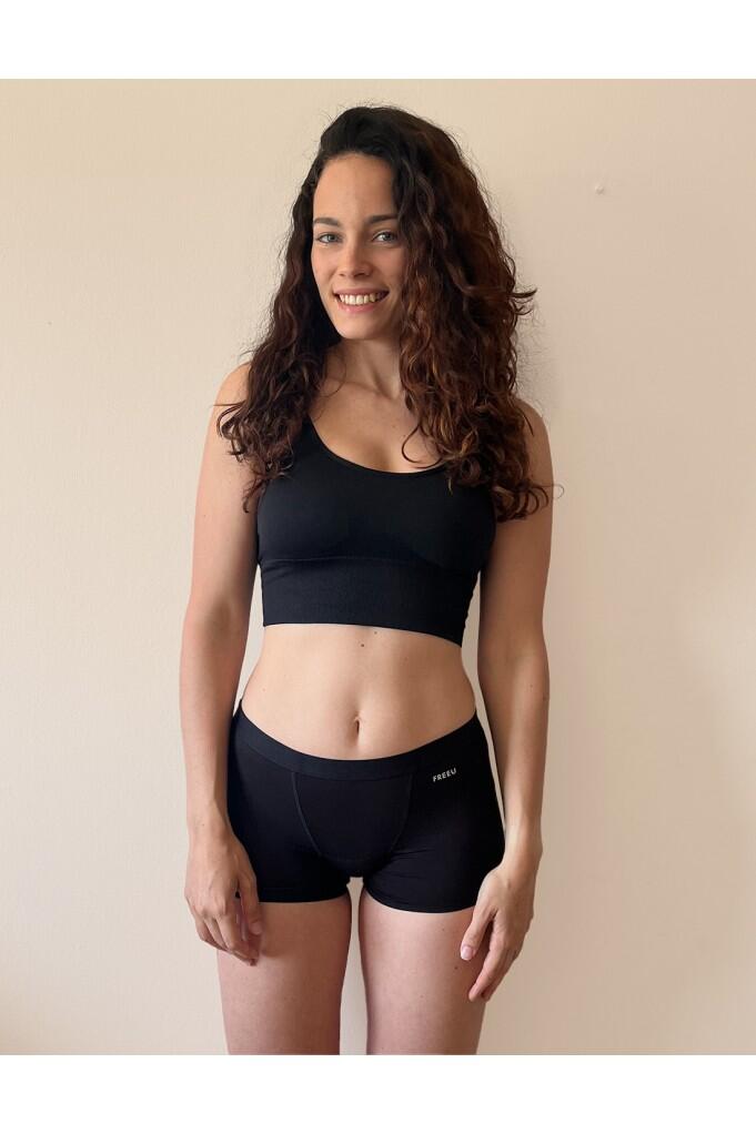 ANAISSA Pack-2 Menstruationsshorts mit reichlich Absorption Laserschnitt Ada.