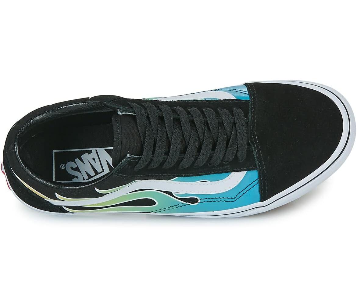 Vans Zapatillas Old Skool Glow Flame Negro 3/5
