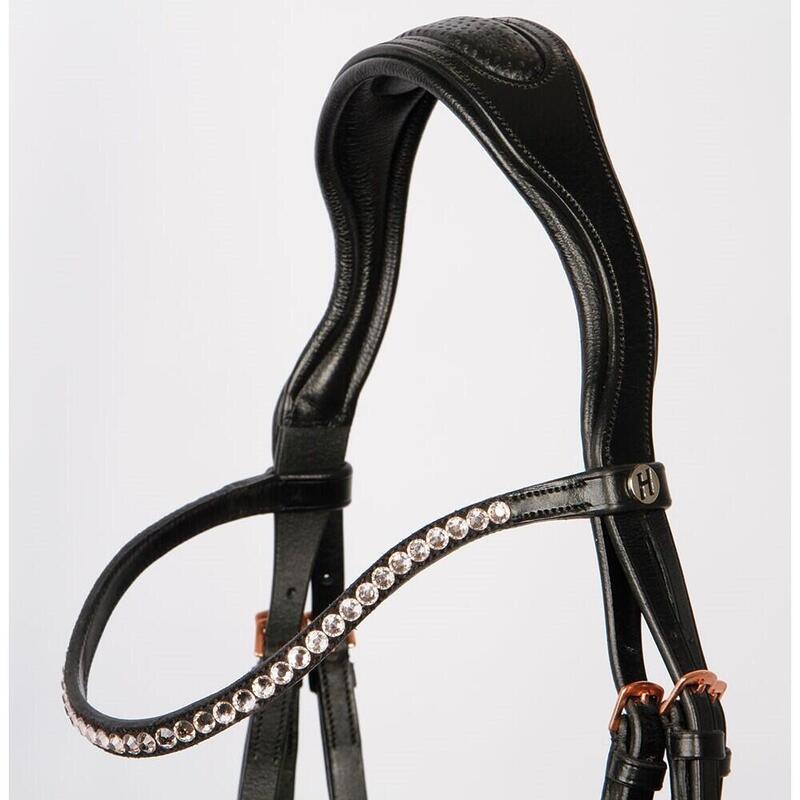Bridon Harry's Horse Lacque II cu muserolă combinată