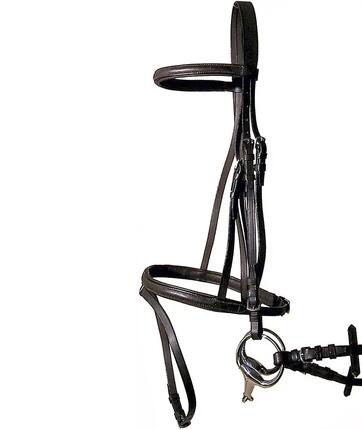 Bridons pour cheval profil cuir gommé Tattini