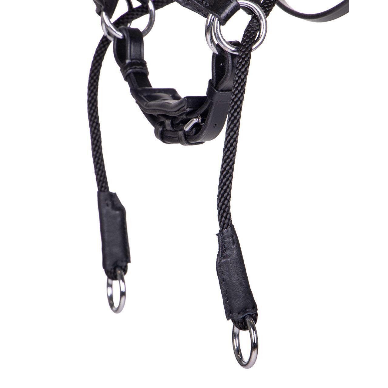 Bitloos hoofdstel voor paarden QHP Thunderbolt 4/4