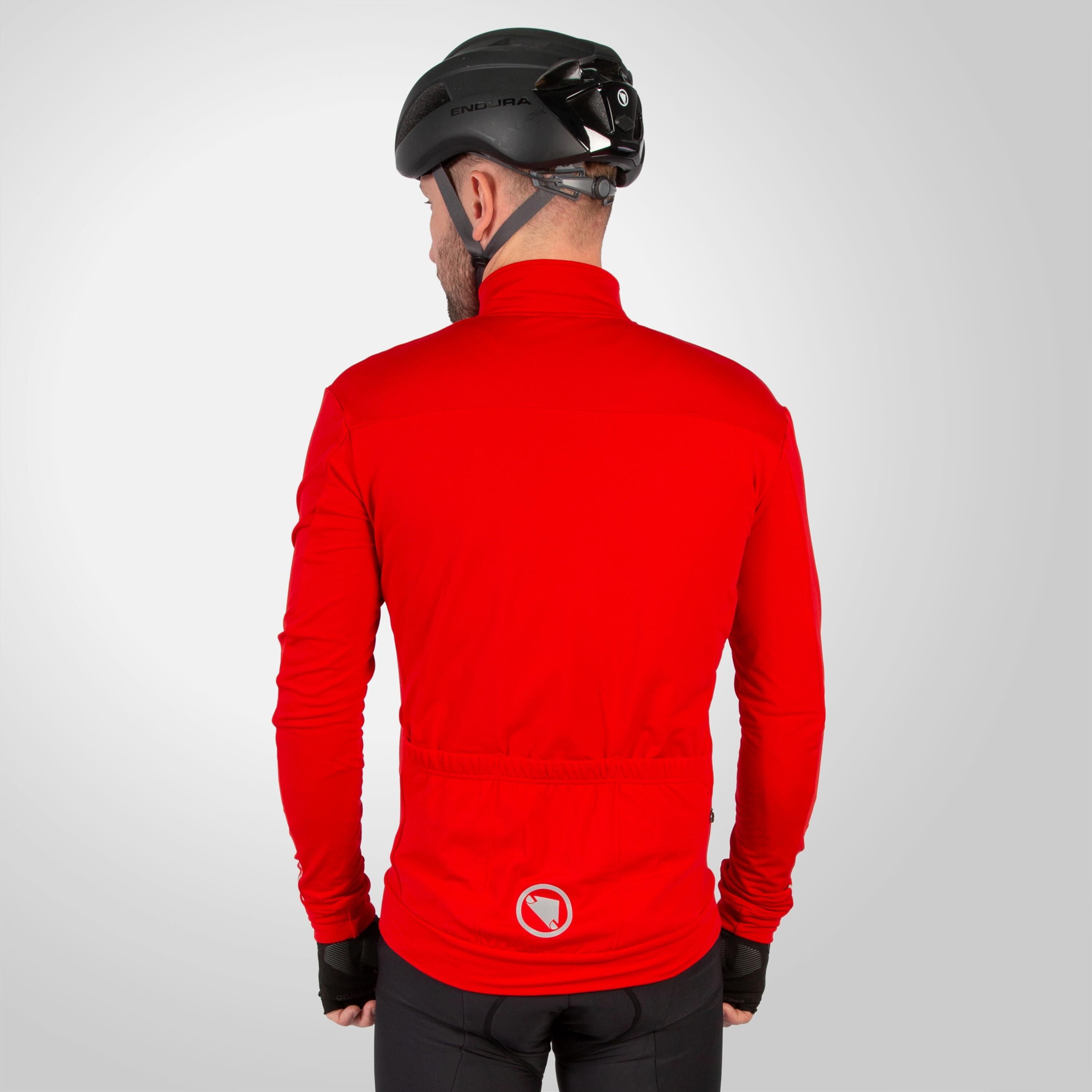 Endura Roubaix Xtract Langarmtrikot rot 3/4
