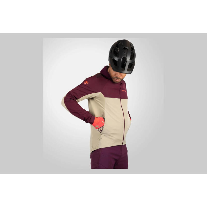 Endura MT500 Thermo Long Sleeve Jacket Violet / beige