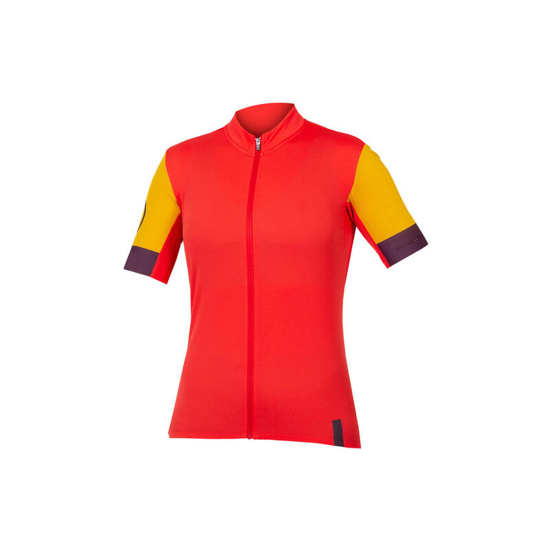 Maillot Ciclismo m/c Endura FS260-Pro II Mujer Rojo