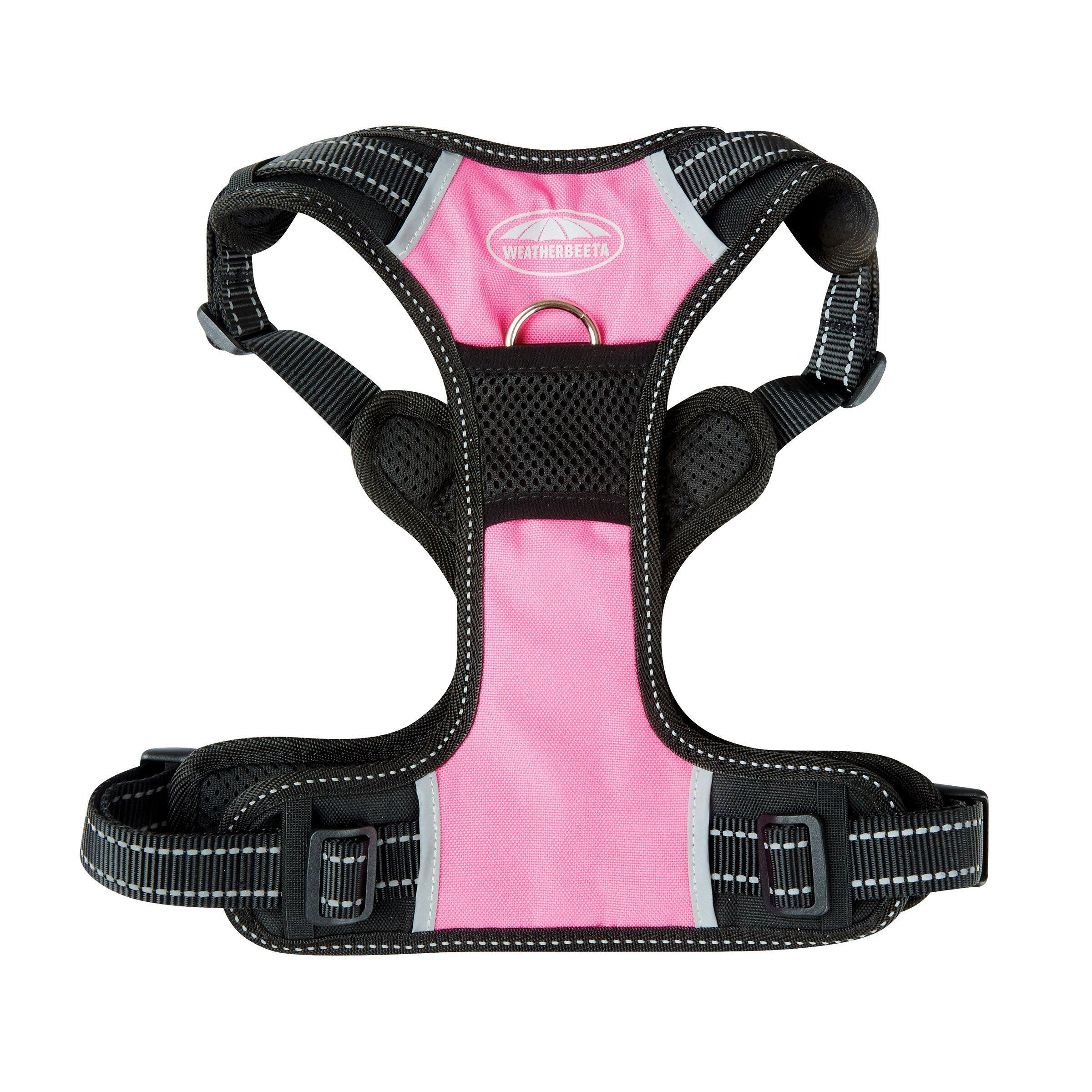Weatherbeeta - Harnais Pour Chien De Voyage Anti-traction Weatherbeeta - Harnais Pour Chien - Noir|rose - 48 Xl - Decathlon
