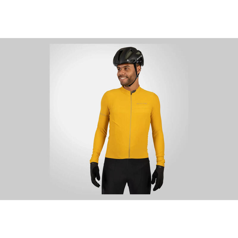 Endura Pro SL II Long Sleeve Jersey Mustard Yellow XL