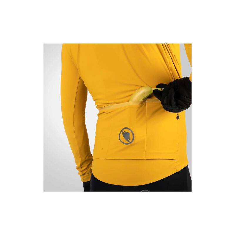 Endura Pro SL II Long Sleeve Jersey Mustard Yellow XL