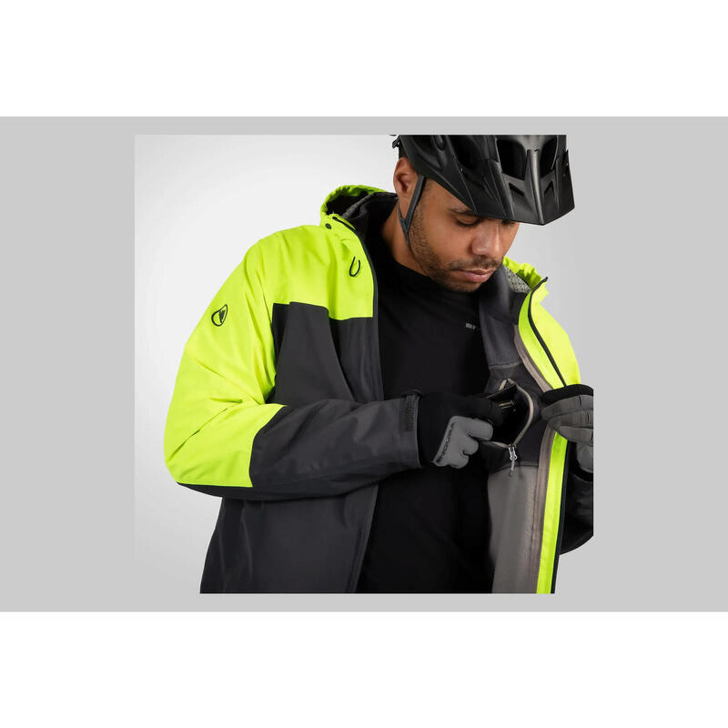 Endura Hummvee jachetă 3-în-1 impermeabilă Bright Yellow L