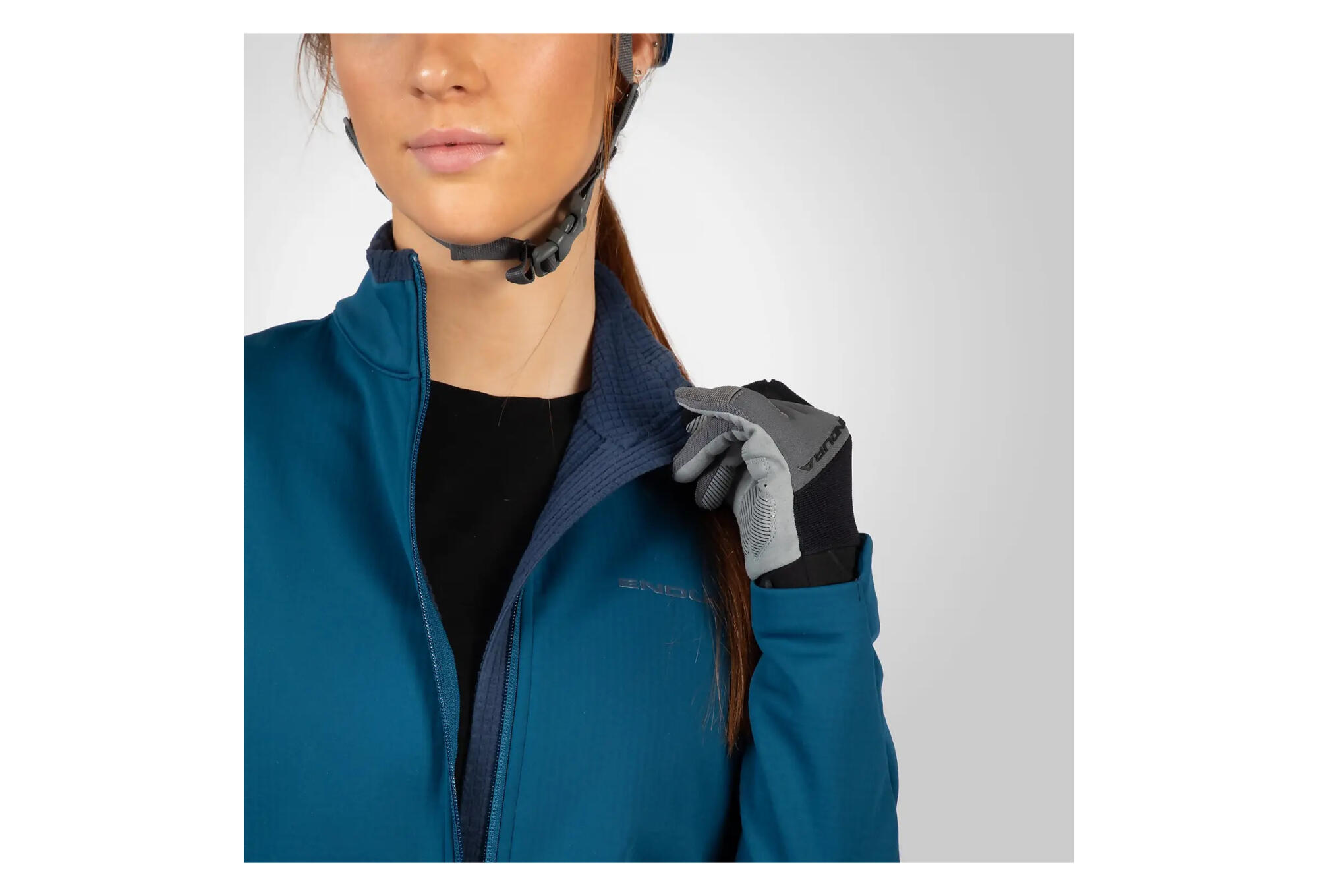 Damen Langarm Softshelljacke SingleTrack Blau 7/7