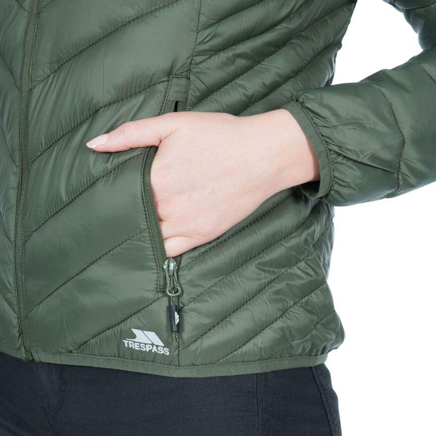 Steppjacke Simara Damen Moosgrün 4/5